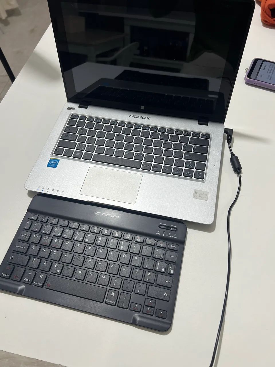 Notebook FCBOX 2 em 1 + Teclado Bluetooth C3Tech  - Foto 2