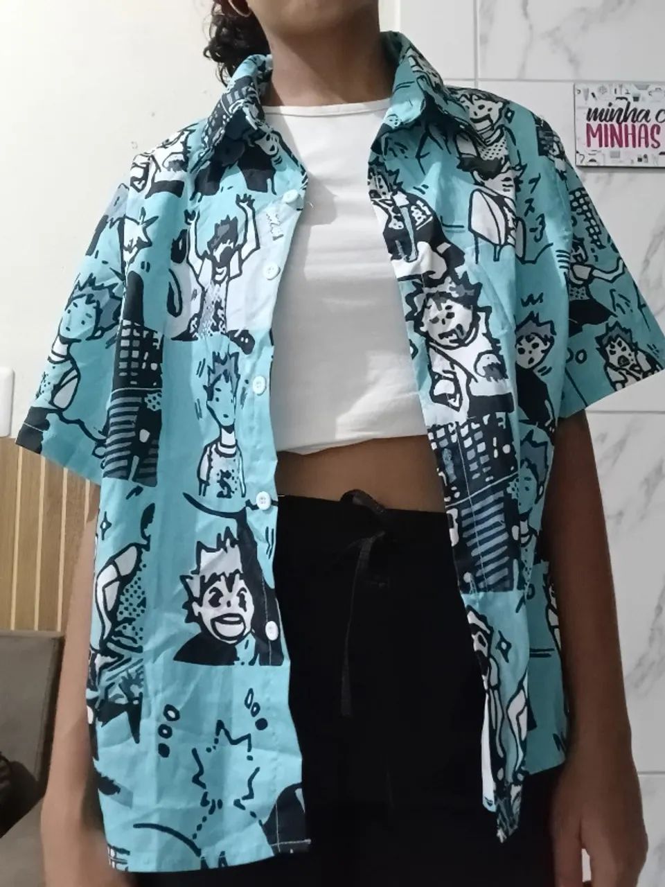 Blusa anime - Foto 4