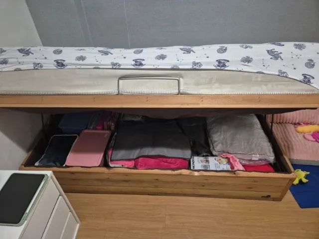 CAMA BAU SOLTEIRO COM COLCHÃO 2 - Foto 3