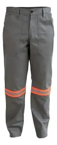 CALÇA DE BRIM CINZA COM REFLETIVO TAM XG NR10 - Foto 5