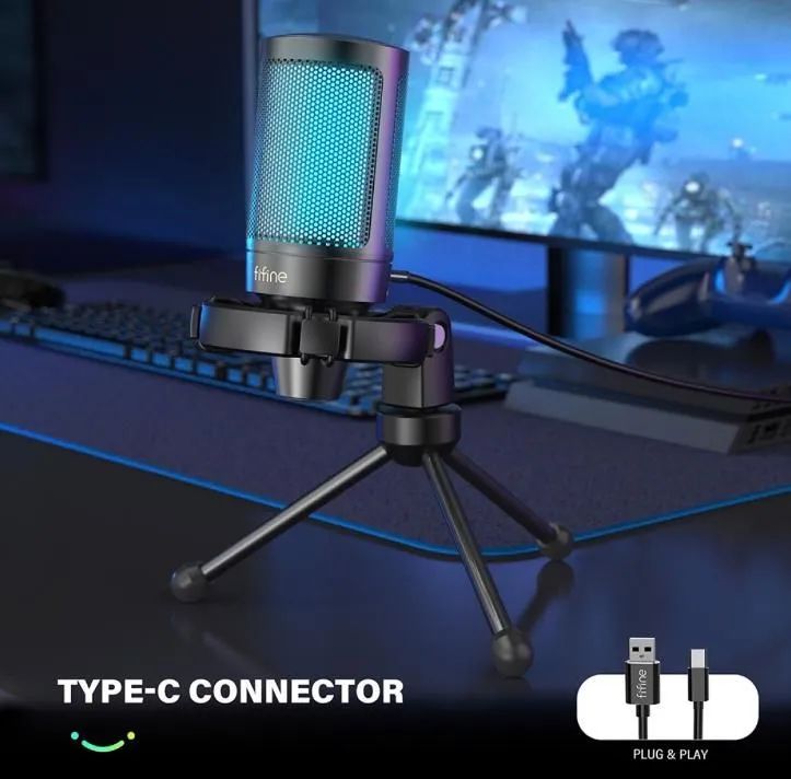 Microfone Gamer Condensador Fifine SFM2 - Foto 4
