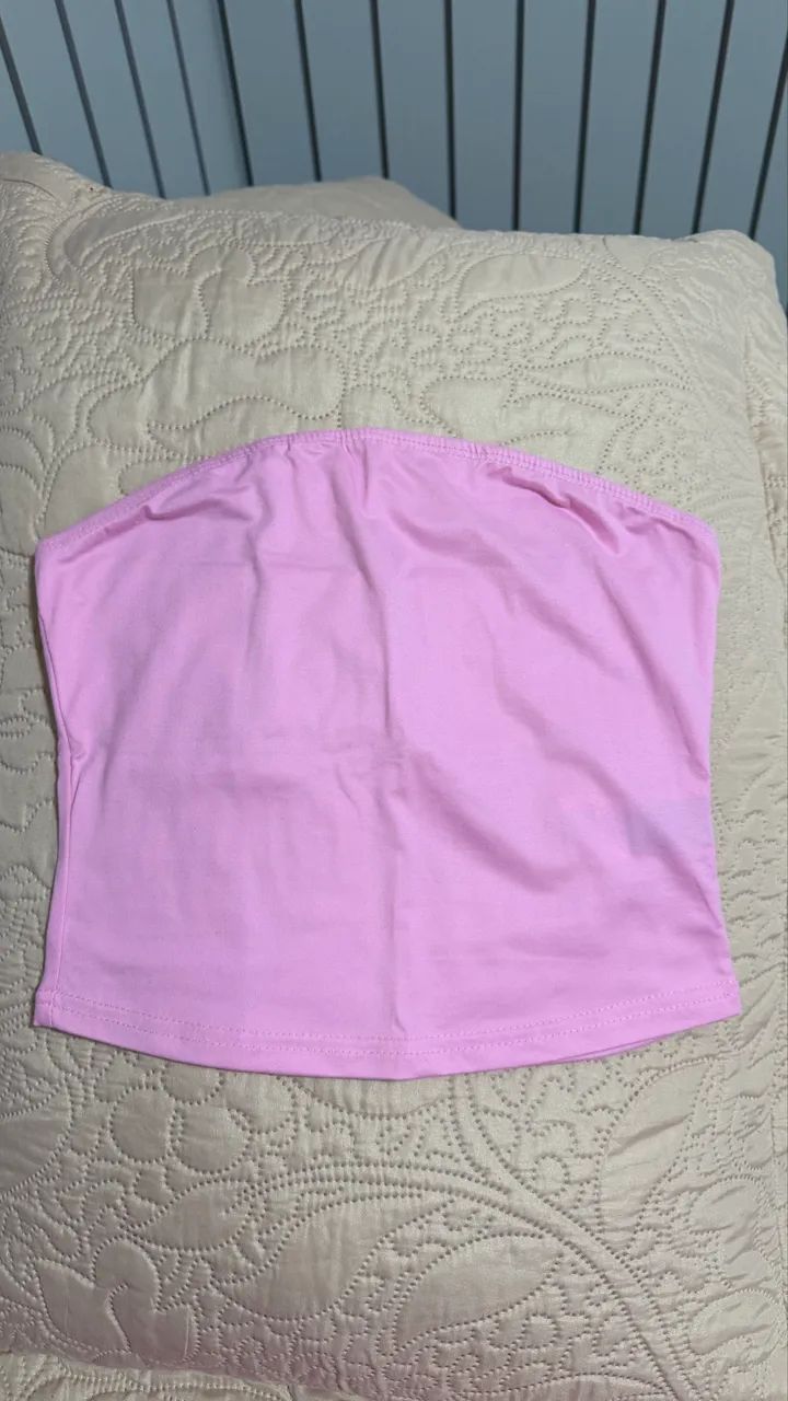 tube top rosa