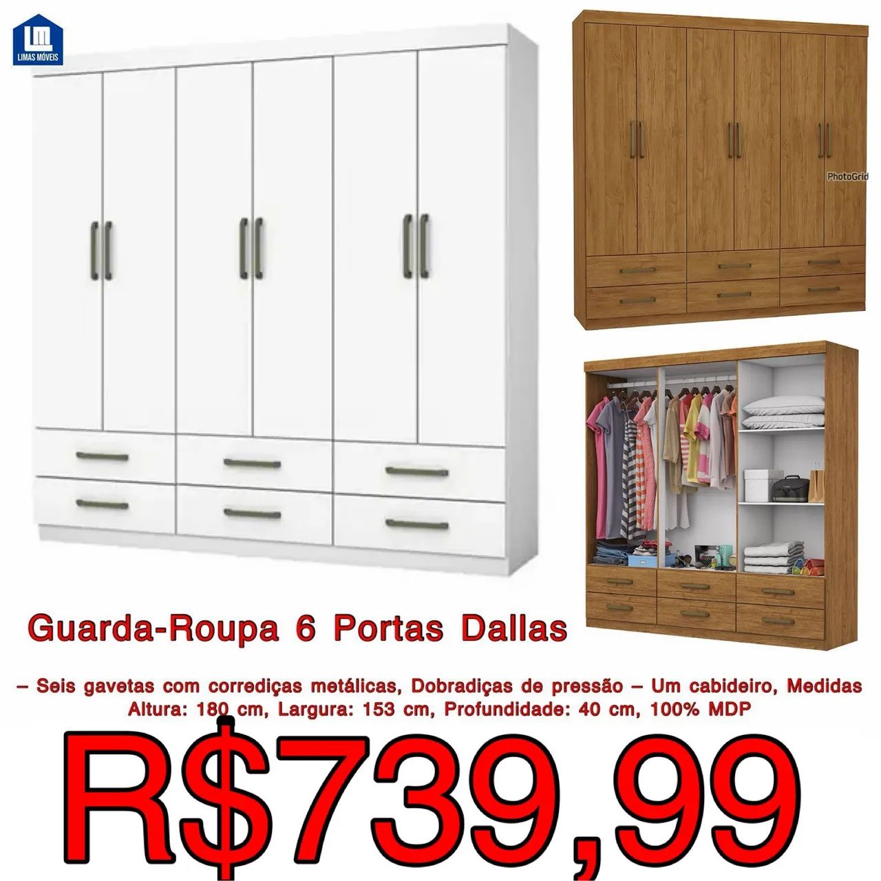 Guarda roupas - Foto 5