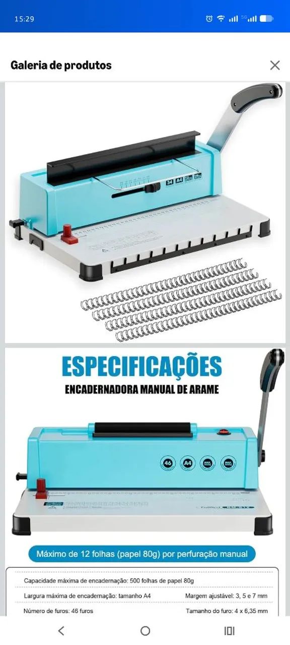 Encadernadora wire-o - Foto 2