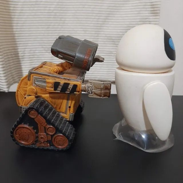 Wall-E e Eva da Grow do Filme Wall-E da Disney/Pixar Antigos Raridades - Foto 3