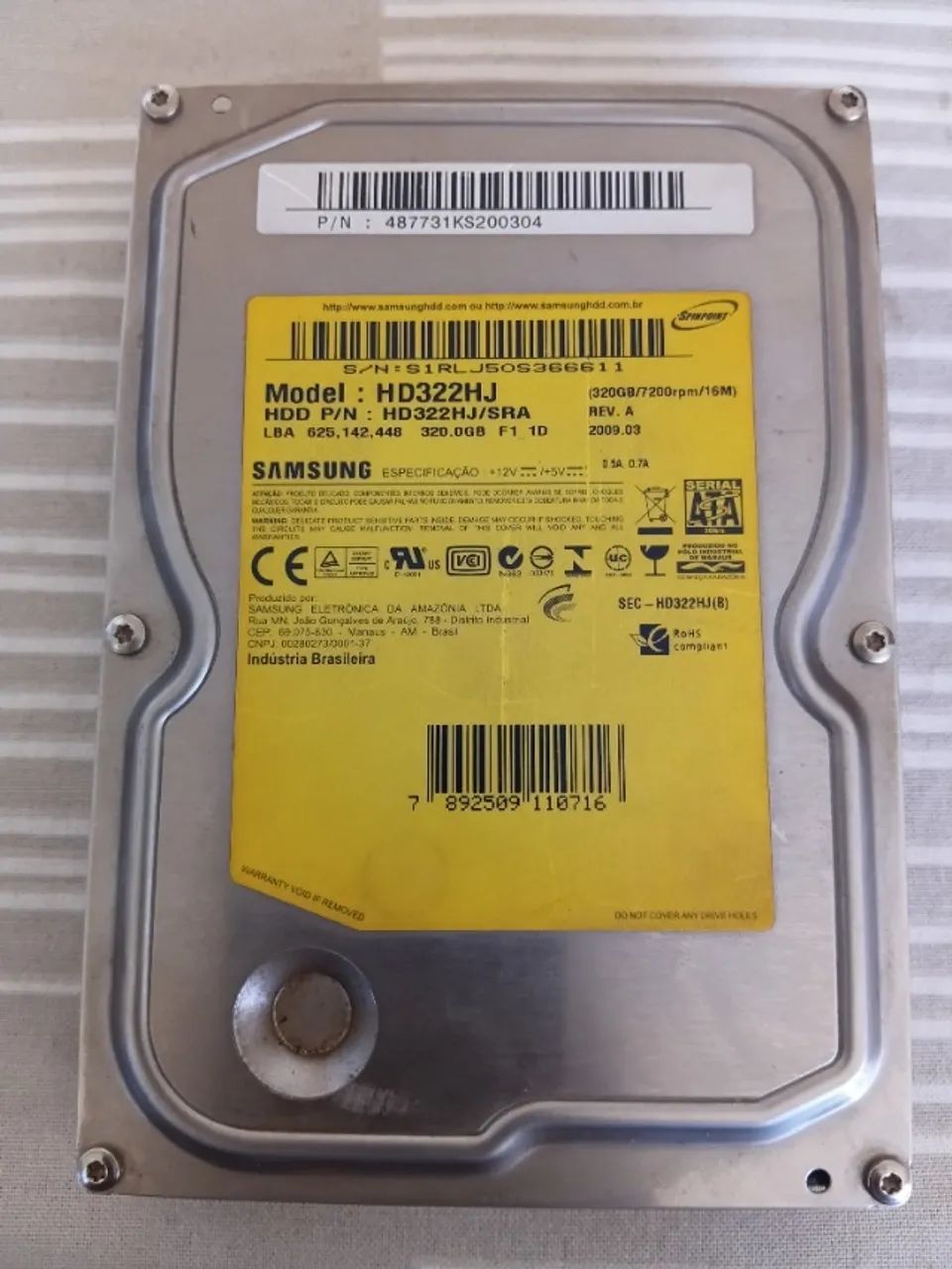 HD SAMSUNG 320 GB