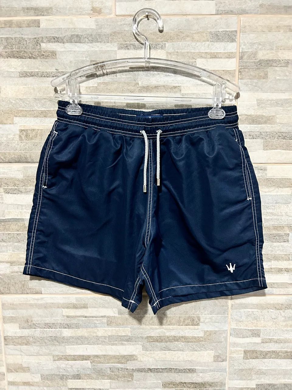 Short moda praia azul Myr G