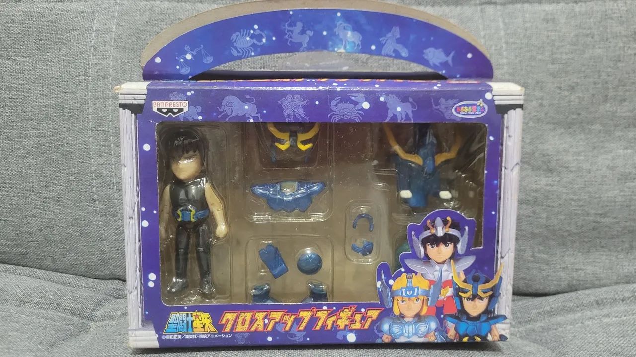 Boneco Shiryu de Dragão v2 linha cross-up banpresto cavaleiros do