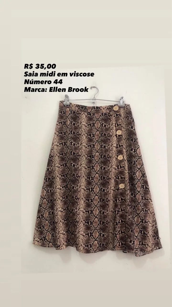 Saia midi número 44  - Foto 3
