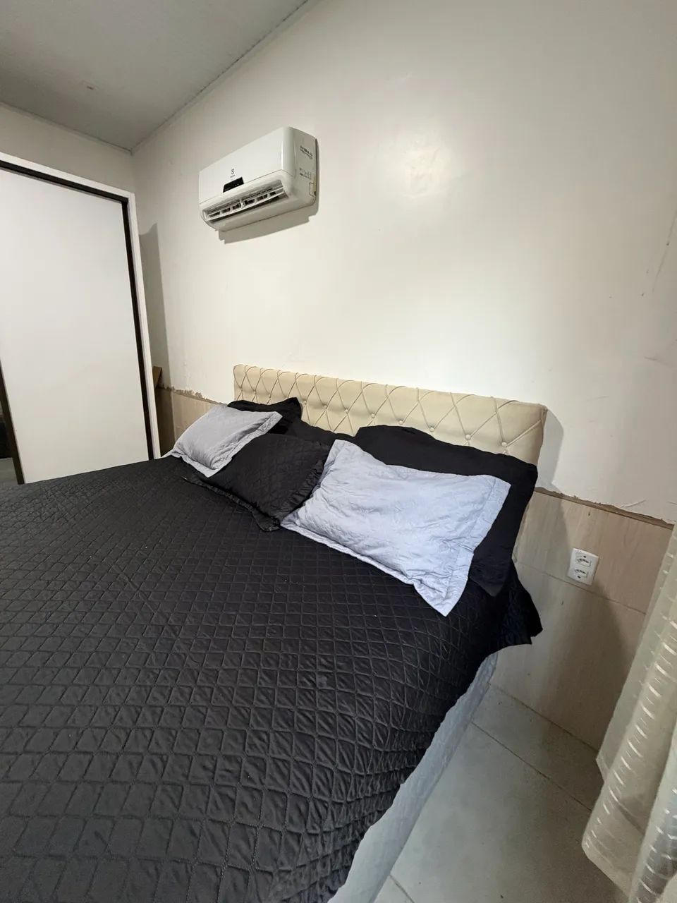  Cama Box Super King (colchão + Box) 193x203x60 de Molas Ensacadas Cama Premium Bege - Foto 5