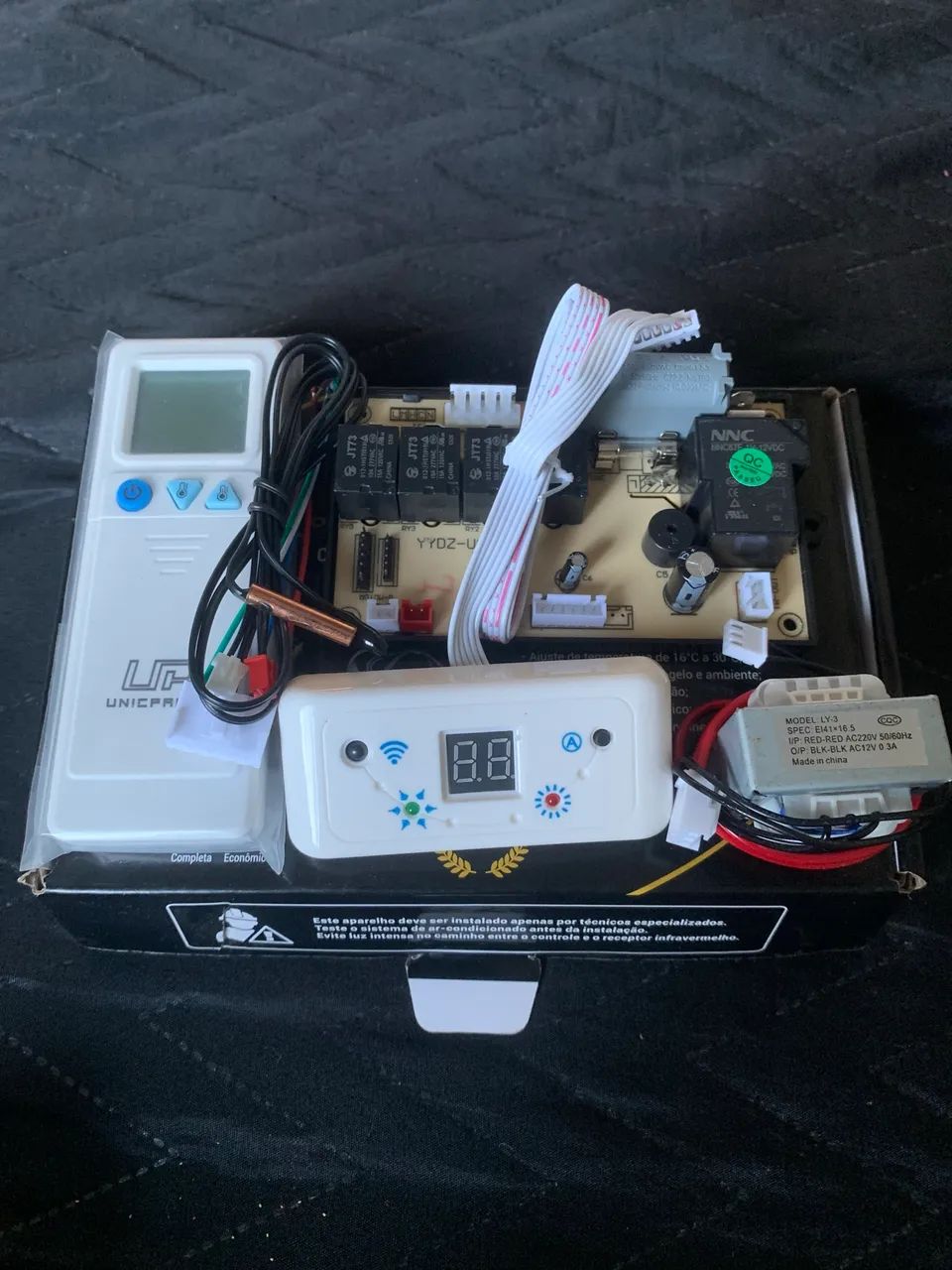 Kit Placa Universal UnicParts Ar Condicionado + Controle e Visor LED - Foto 2