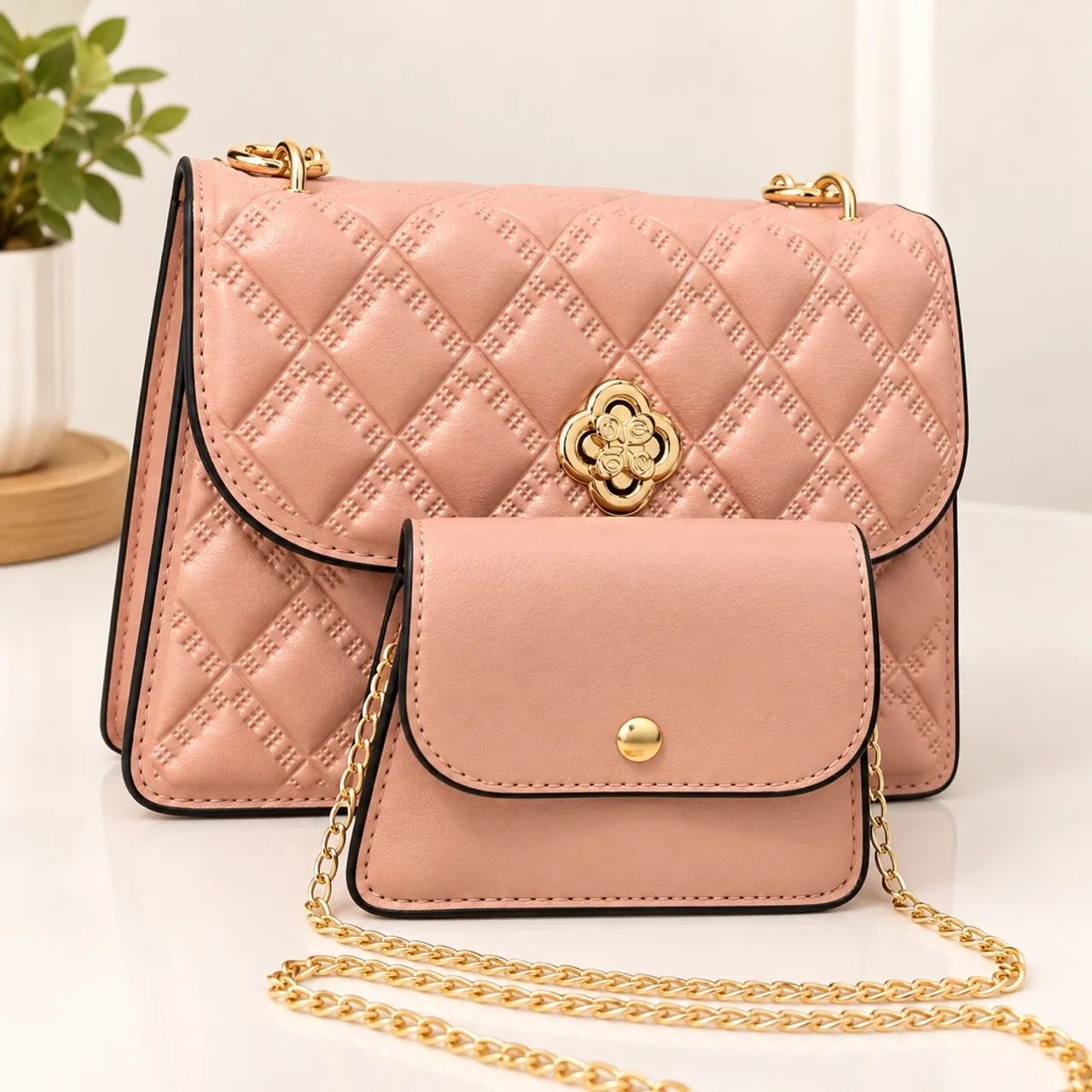 Conjunto de Bolsas Femininas - 3em1 NOVO