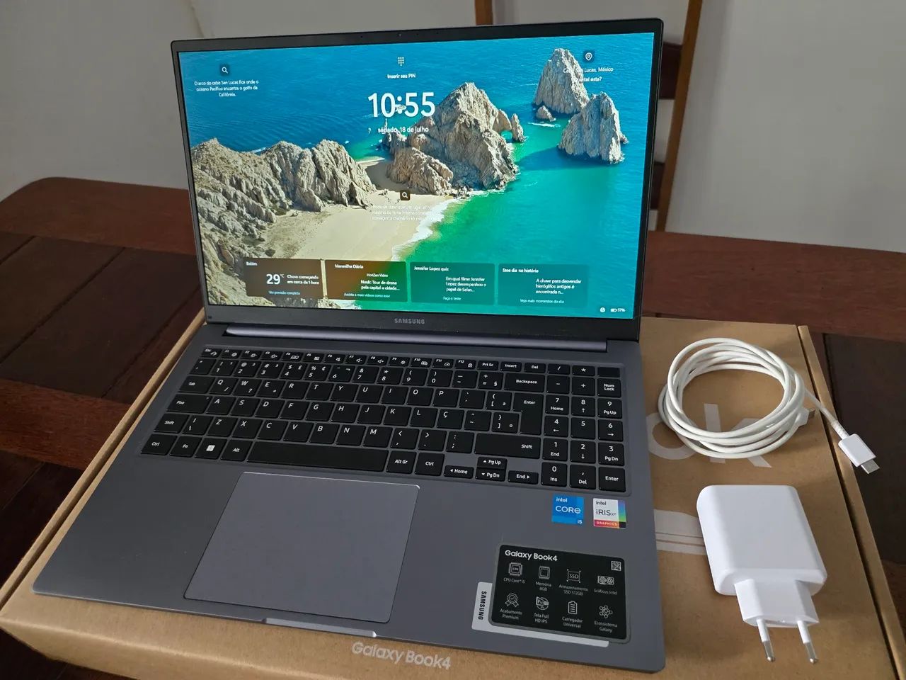 Notebook Samsung Book 4 core i5 8 ram 512g