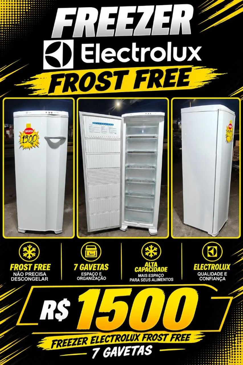 FREEZER ELECTROLUX FROST FREE 