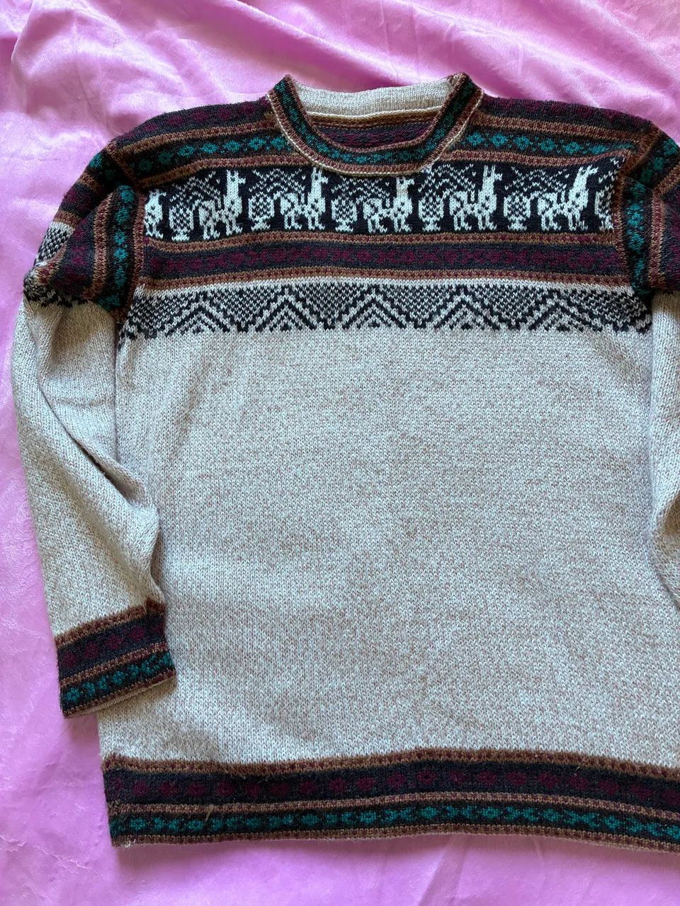 Blusa peruana lhama - Foto 3