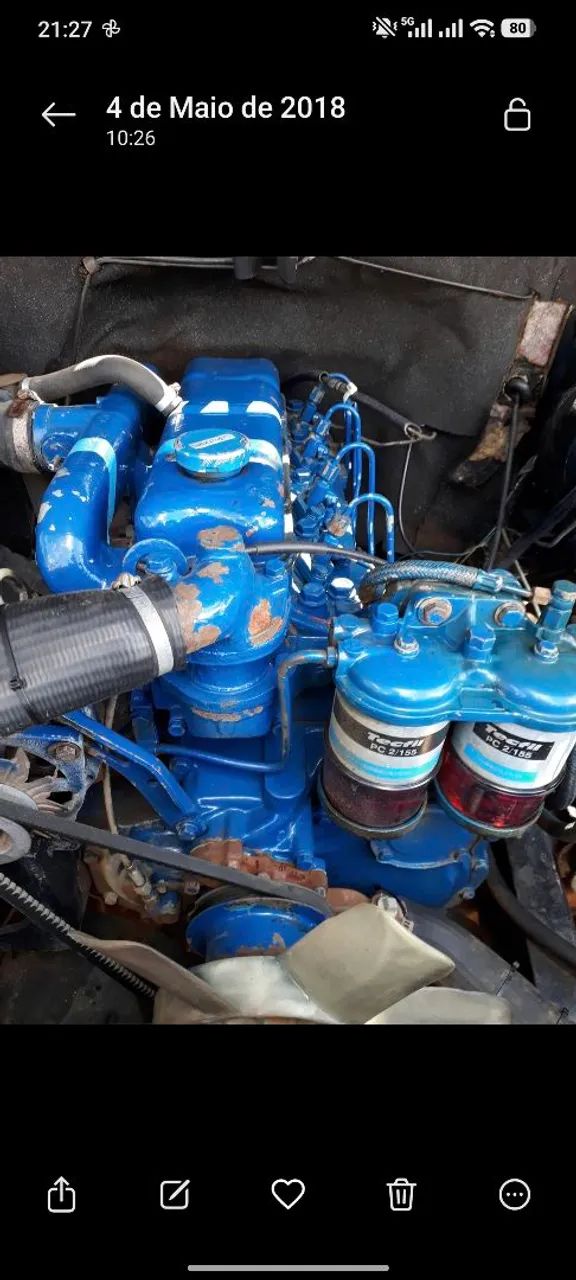Ótima D20 com motor Perkins q20b. - Foto 5