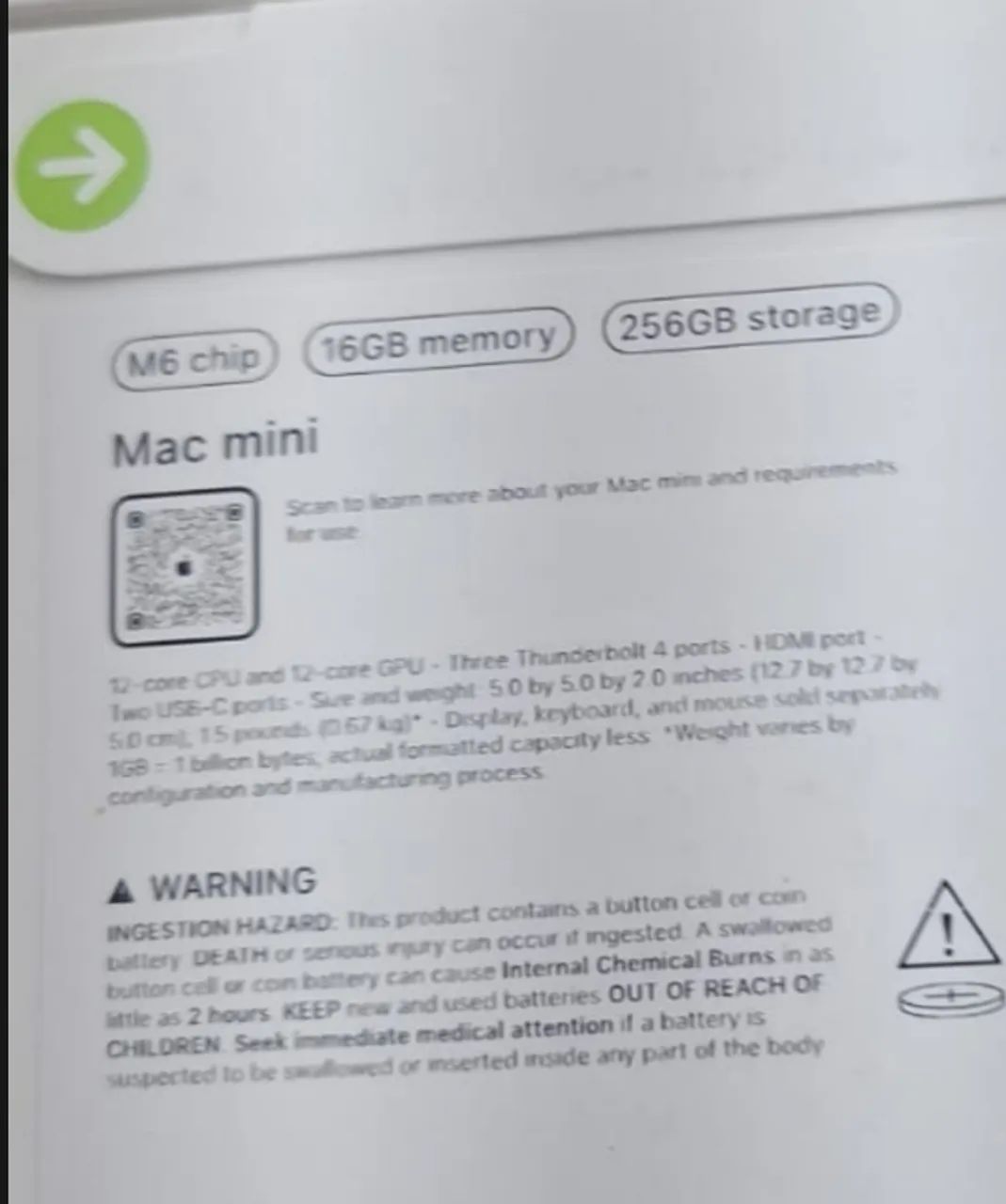 Apple Mac Mini M6 16/256 - Foto 2