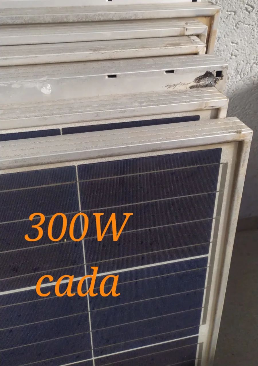 Conjunto 16 Placa Solar de 300W cada - Alvenaria - São Francisco