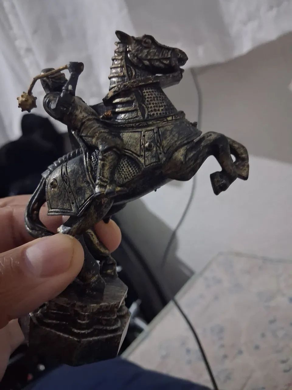 Peça Xadrez Harry Potter Cavaleiro Negro - Foto 3