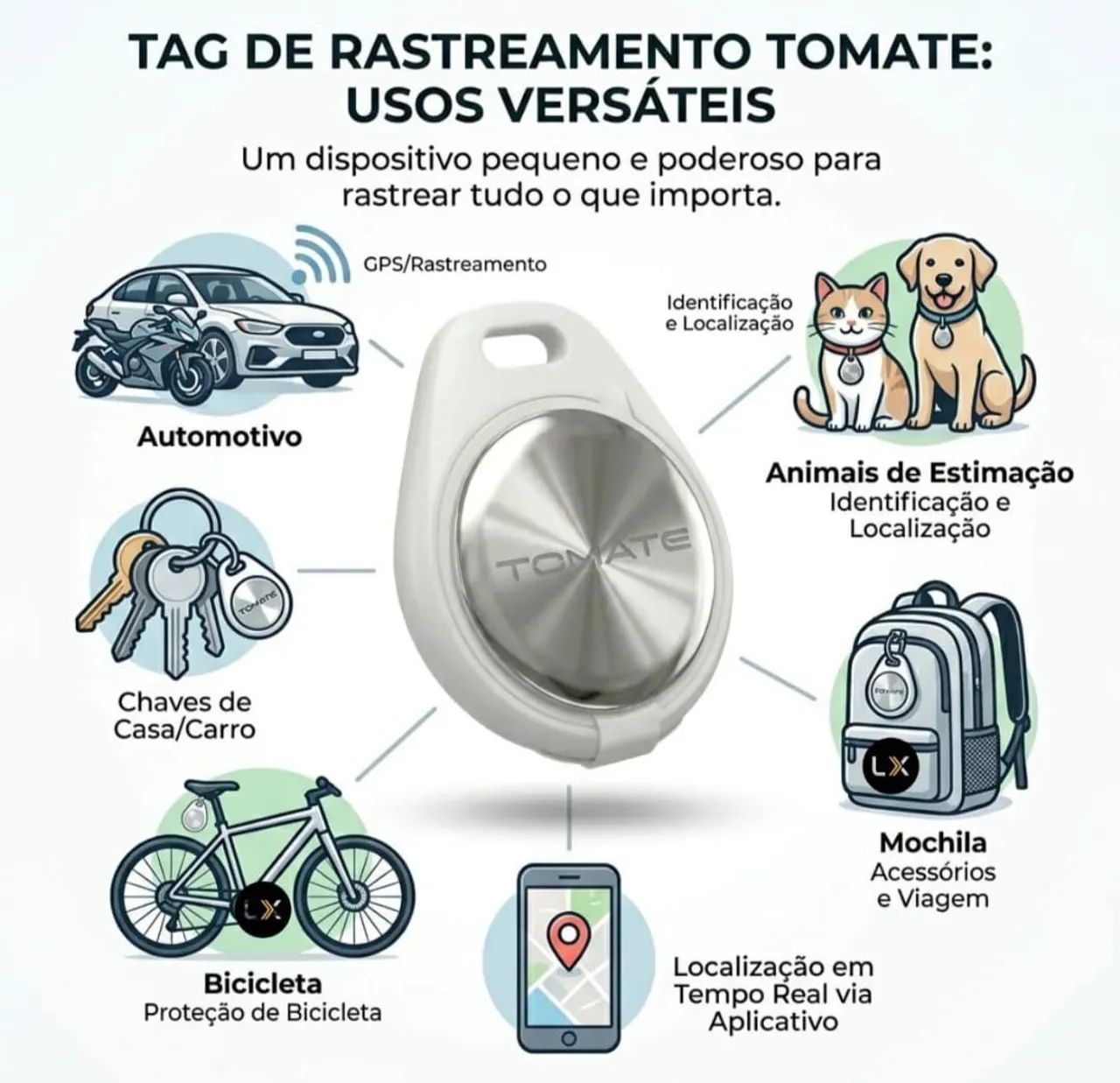 TAG DE RASTREAMENTO TOMATE - Foto 5