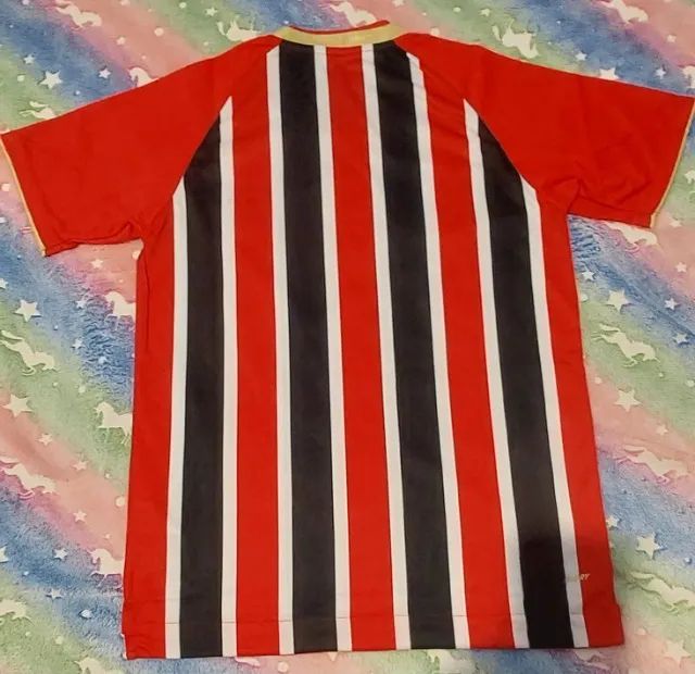 CAMISA SPFC NEW BALANCE ORIGINAL  LISTRADA M - Foto 2