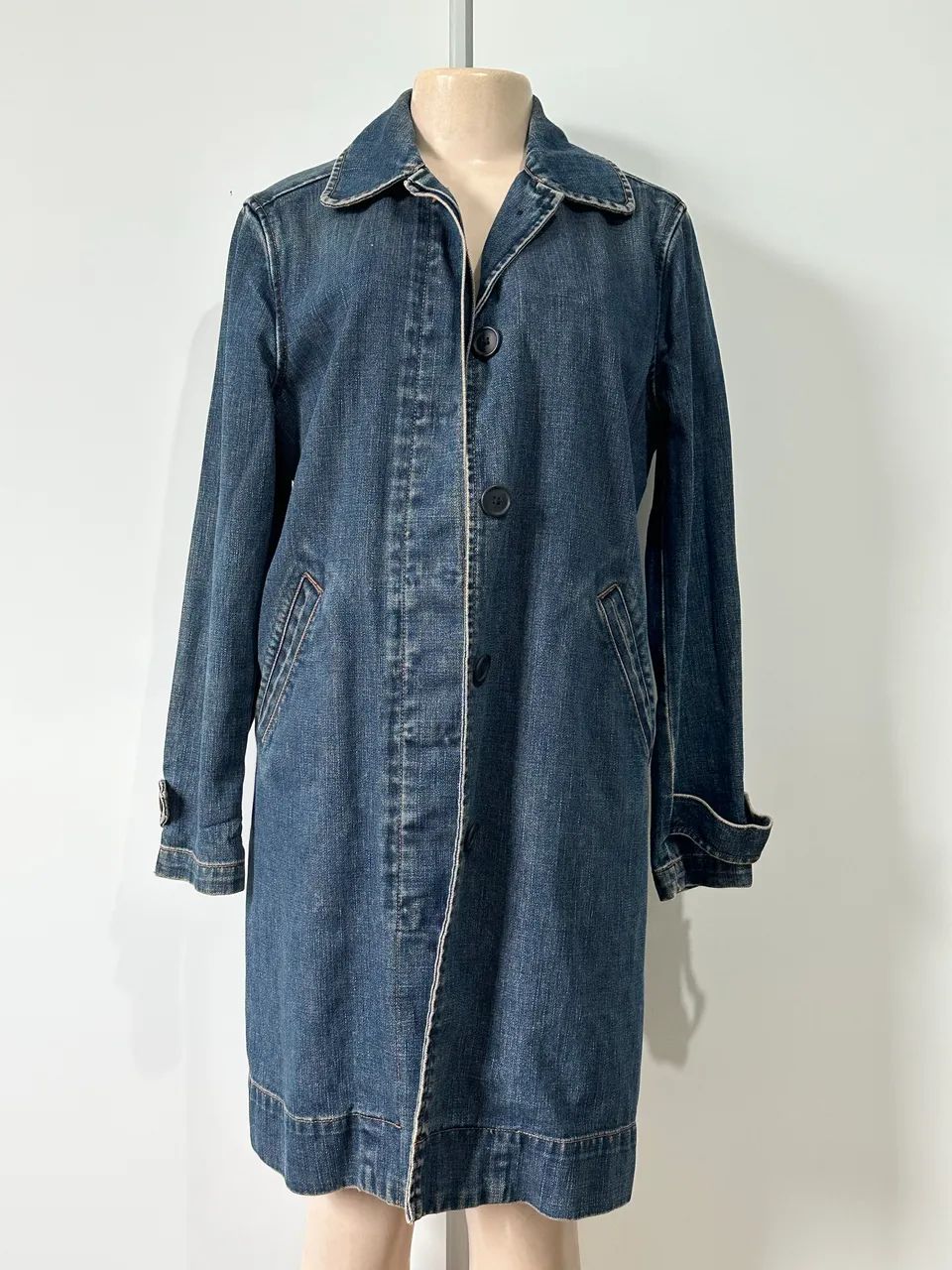 Trench coat jeans Gap