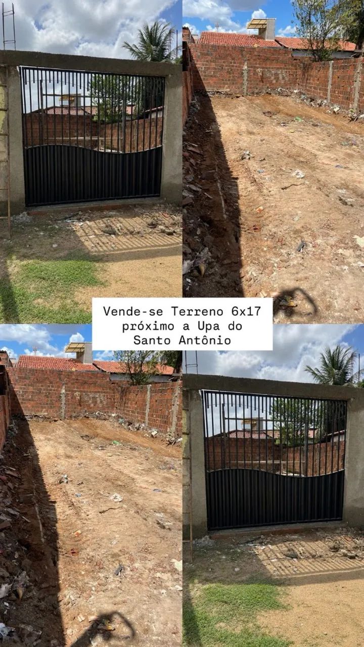 TERRENO - PRÓXIMO A UPA DO SANTO ANTÔNIO 6X17