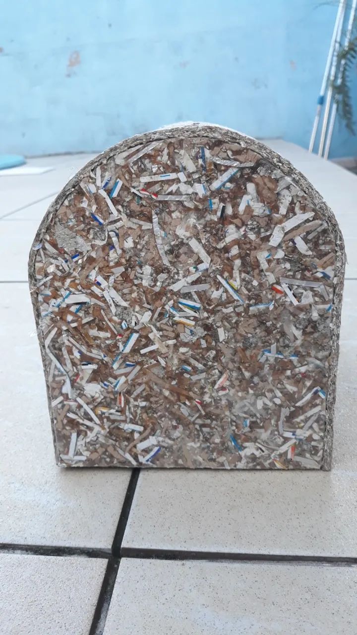 Casinha de Roedor Recriar Pet Ecológica para Mini Coelho e Chinchila - Foto 2