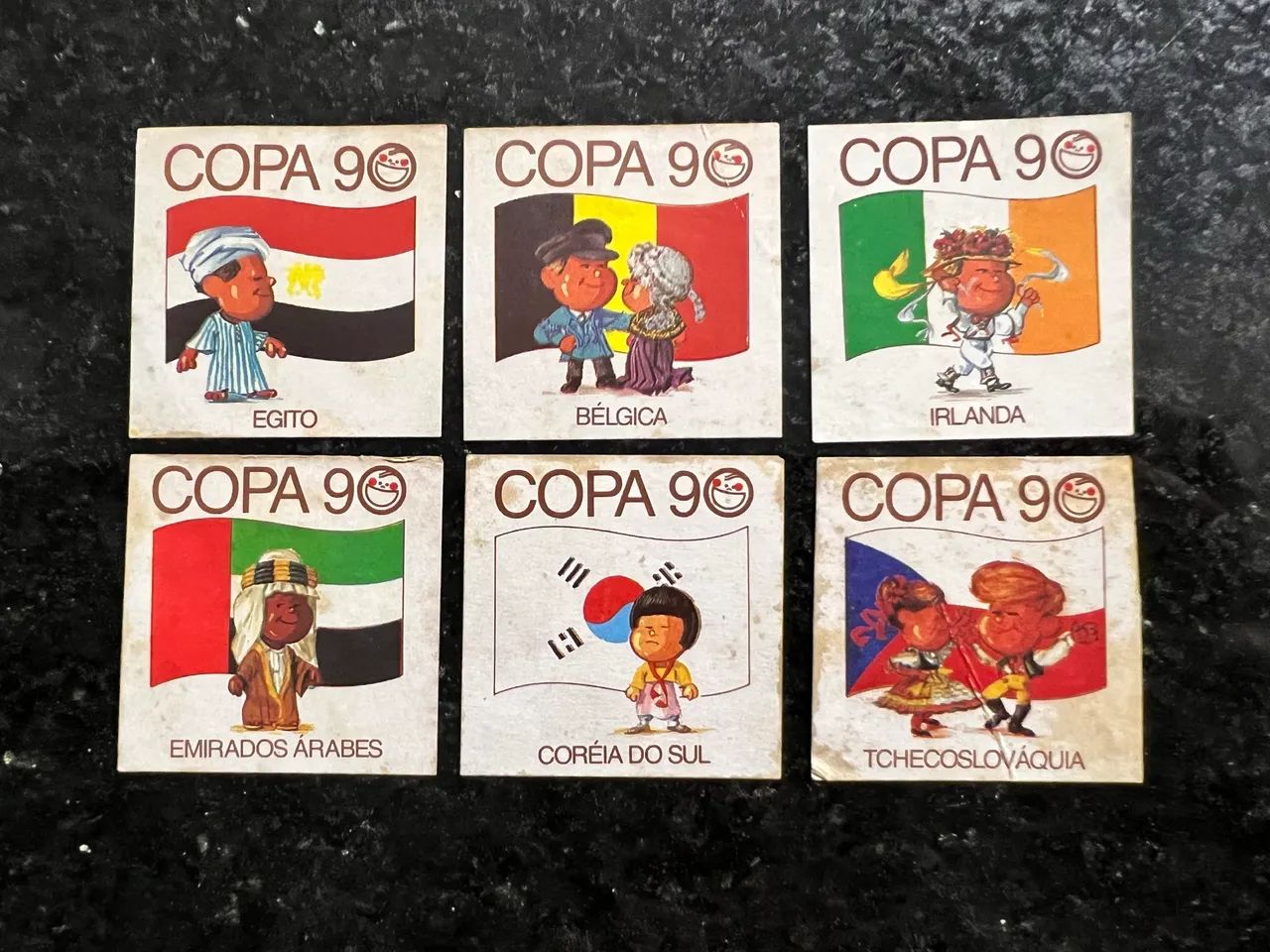 Lote de figurinhas Elma Chips COPA 1990