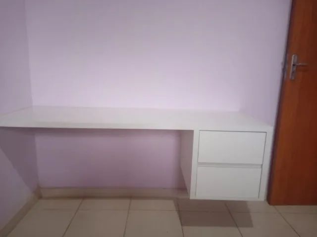 Mesa Gamer / Escritório MDF 30mm Premium - Nova - 1 metro e 60 - Foto 4