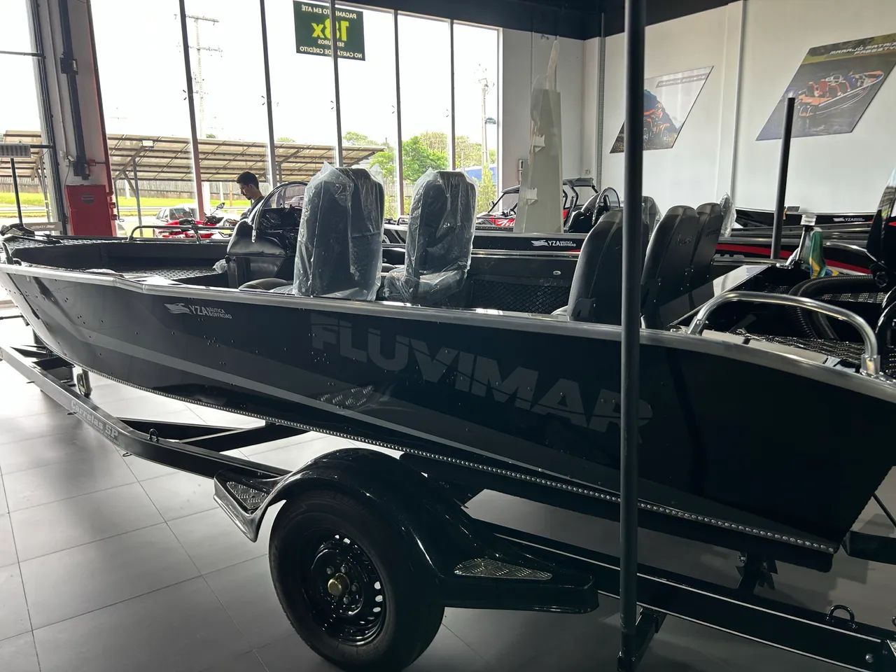 Lancha Fluvimar Cherokee 180 + 100hp - Foto 5