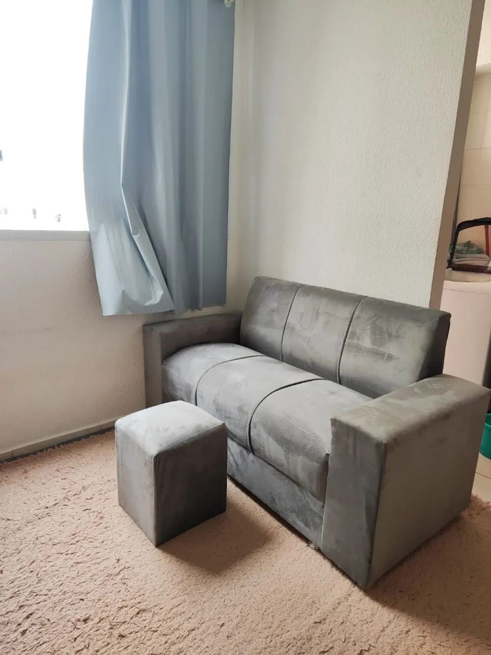 SOFÁ 3 LUGARES 1,65 DE LARGURA ENTREGA GRÁTIS  - Foto 2