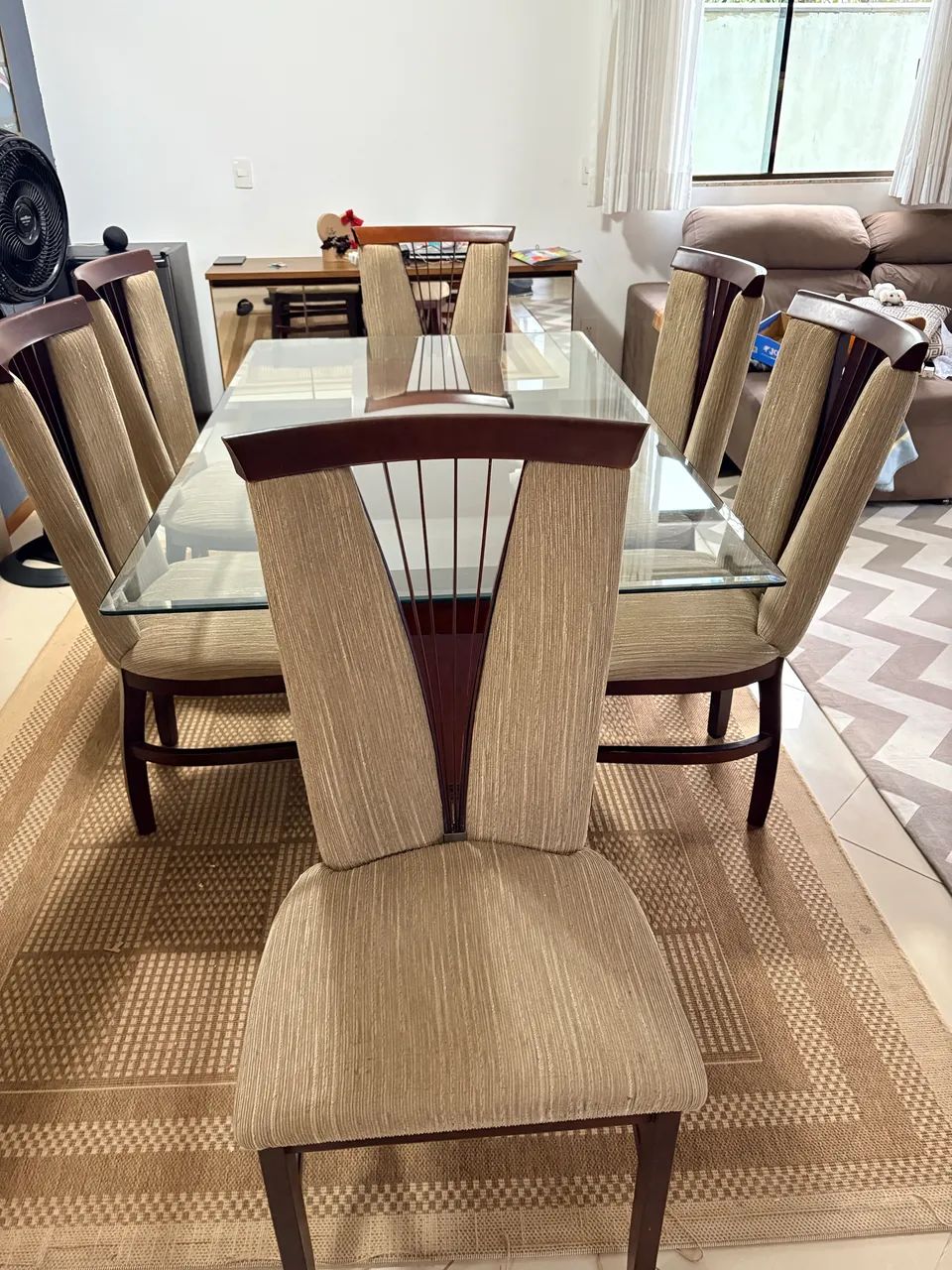 Mesa de Jantar com 6 Cadeiras - 1,80 x 1,00 m - Foto 2