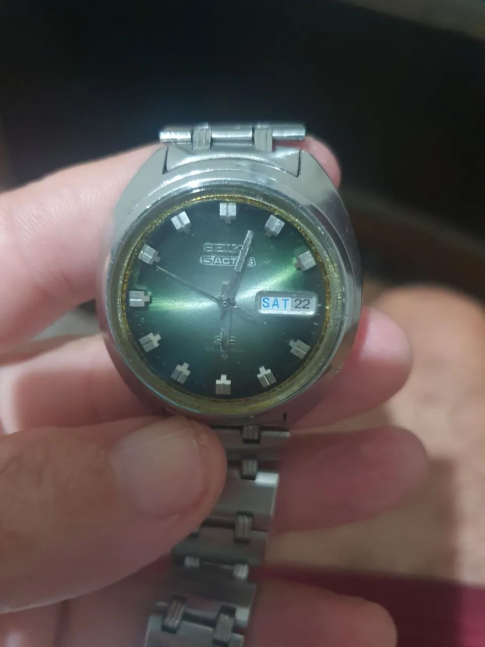 Seiko 5 actus funcionando normalmente todo em aço inox  - Foto 4
