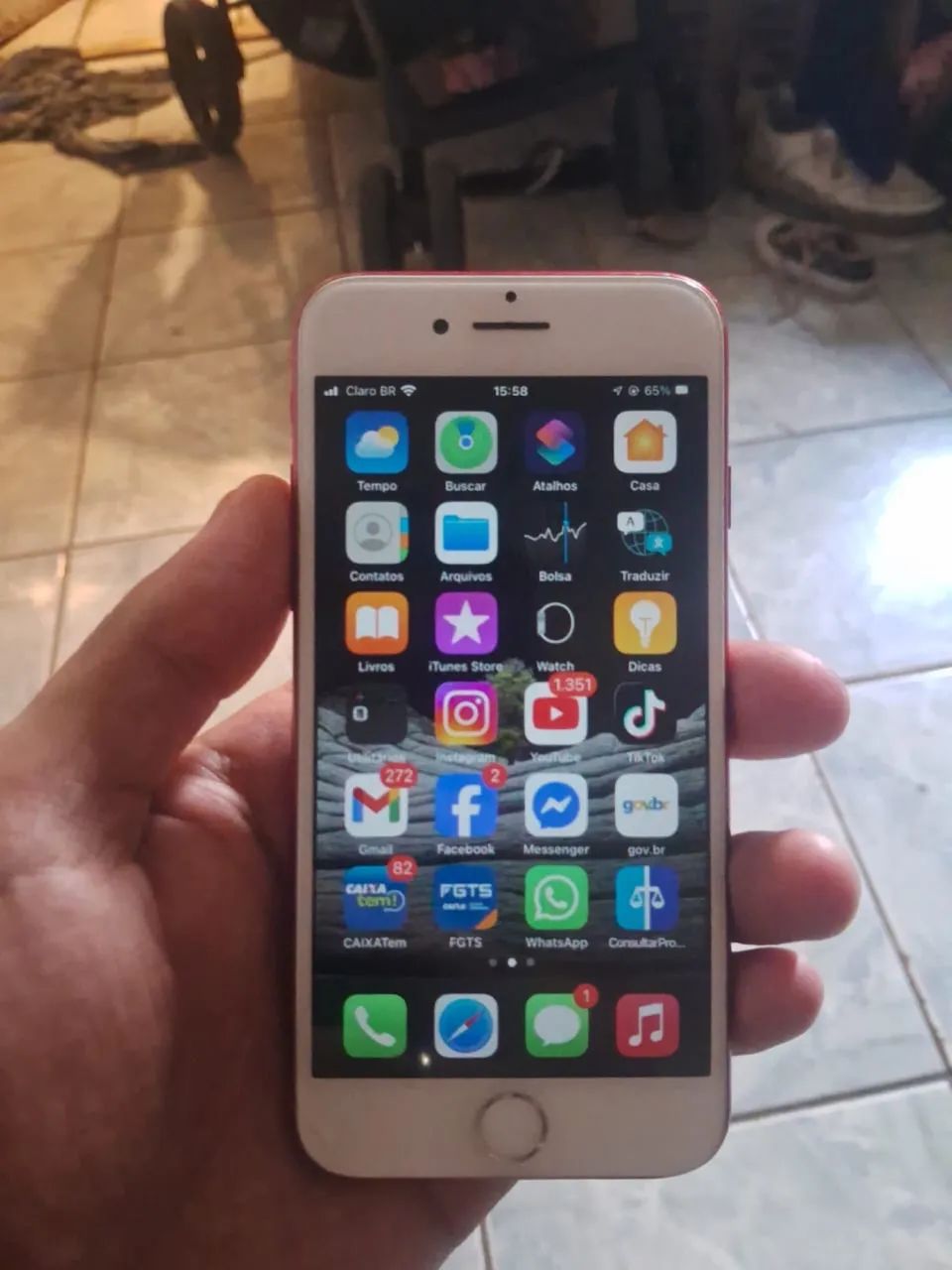 Vendo iPhone 7 ou troco por Android  - Foto 2
