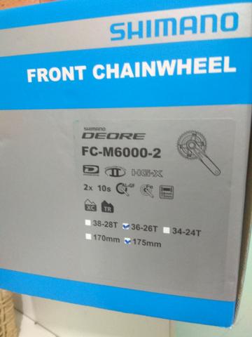 Pedivela Shimano Deore M6000 - Foto 3
