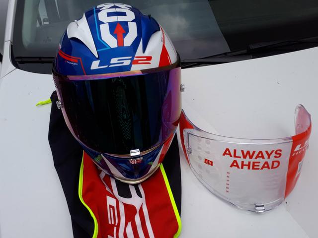 Capacete LS2 Tricomposto Arrow R Evo com 2 viseiras - Foto 3