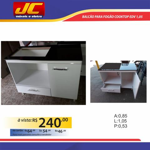 Balcão para cooktop edv1,05 mega promoção
