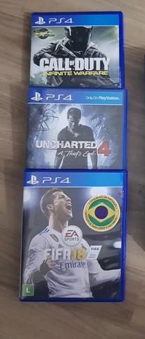 Jogos PS4 (Valor dos dois)