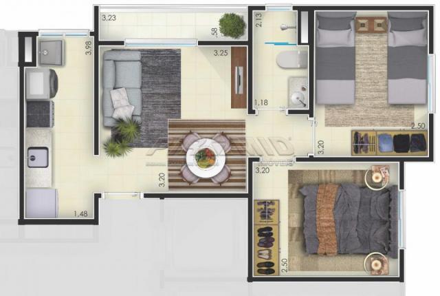 Apartamento à venda com 2 dormitórios em Ipiranga, Ribeirao preto cod:V176066 - Foto 11