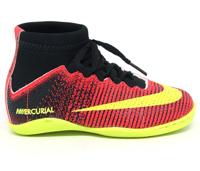 chuteiras de futsal cano alto