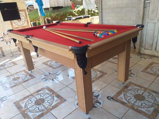 Mesa Tentação de Redes Cor Cerejeira Tecido Vermelho Mod. HAAE3971 - Foto 3