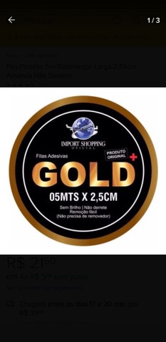 Fita Gold prótese capilar 