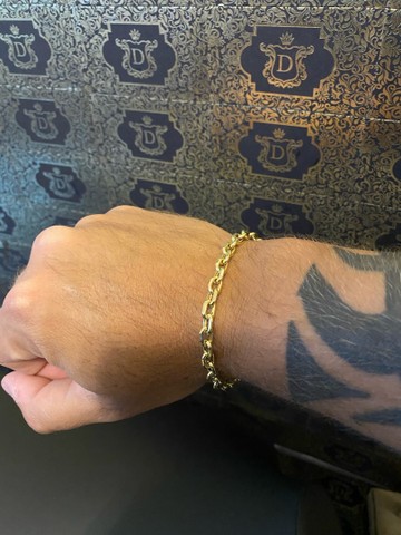 Pulseira em ouro 18k 9 gramas - Foto 4