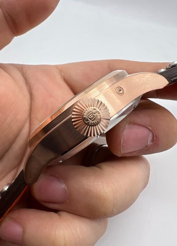 Relógio IWC Pilot Turbilhão Automático Rose Novo - Foto 2
