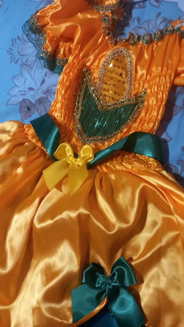 Vestido da rainha do milho