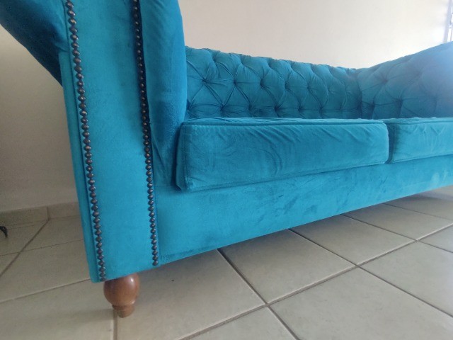 Sofá Chesterfield (usado) - Móveis - Loteamento INOCOOP, Mogi Mirim  1127599574 | OLX