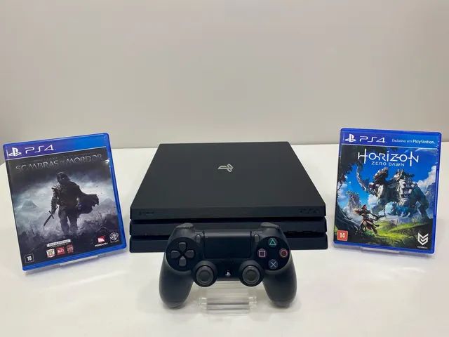 Ps4 Pro 1tb Usado + 2 Jogos Físicos Garantia E Nota Fiscal