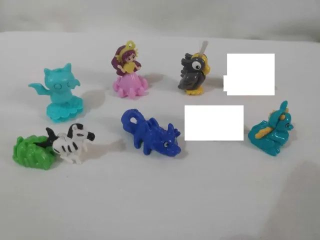 Lote 6 Brinquedos Kinder Ovo e Joy Ler Descrição  - Foto 5