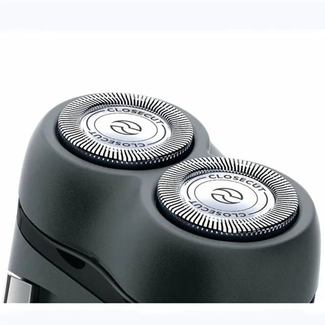 Barbeador portátil masculino com Luz de Led e navalha para aparar a barba - Foto 4